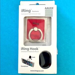 AAUXX iRing Premium Smartphone Mount - Red‎ and Silver